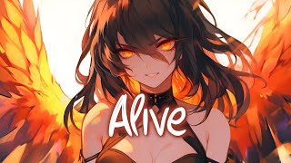 「Nightcore」 Alive - Krewella ♡ (Lyrics)