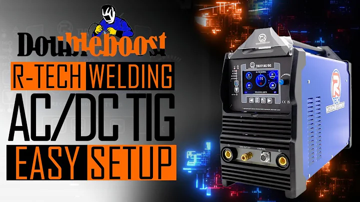 R-Tech TIG 261Digital TFT A/C D/C Tig Welder Review .Easy Set