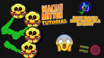 NEW MACRO TUTORIAL ON ANDROID NO ROOT*2020* For 2.10.1 ( root macro now work in a no root)/AGARIO