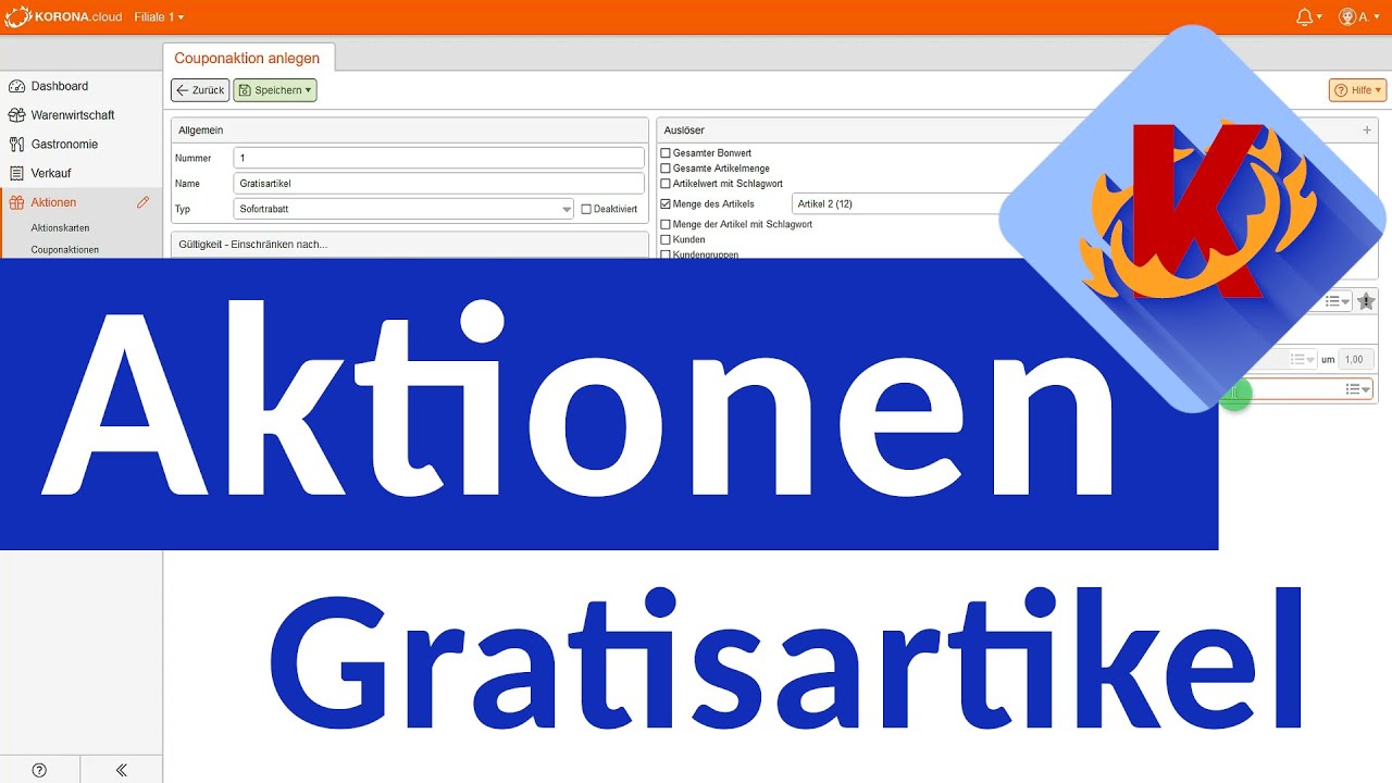 Aktionen - Gratisartikel