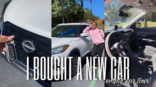 I BOUGHT A NEW CAR | Car Shopping Vlog + Empty Car Tour!