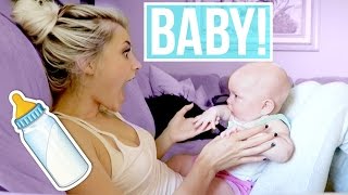 SPENDING THE DAY WITH A CUTE BABY!