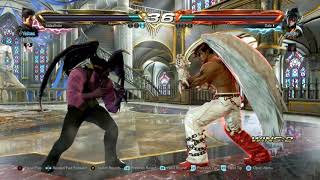Tekken 7 Full Match - Kazuya (hideallnice) vs. Devil Jin (Dale) (Online Quick Match)