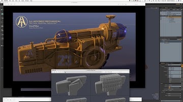 MODO Quick Clip - MeshFusion - RibTrim + Pipe Assembly
