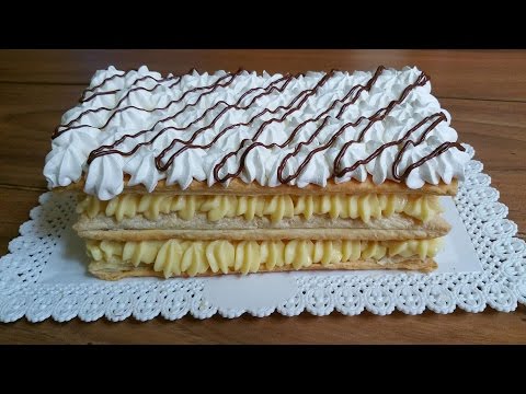 Torta millefoglie, perfetta per compleanni