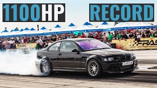 BMW M3 E46 TURBO - 1100HP Record 9.71