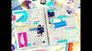 Large Flourabunda Ban.do Memory Planner Process Tutorial Layout Journaling How to scrapbook