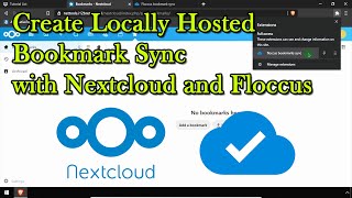 Create Locally Hosted Bookmark Sync with Nextcloud and Floccus screenshot 2