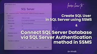 Enable SQL Server Authentication in SSMS