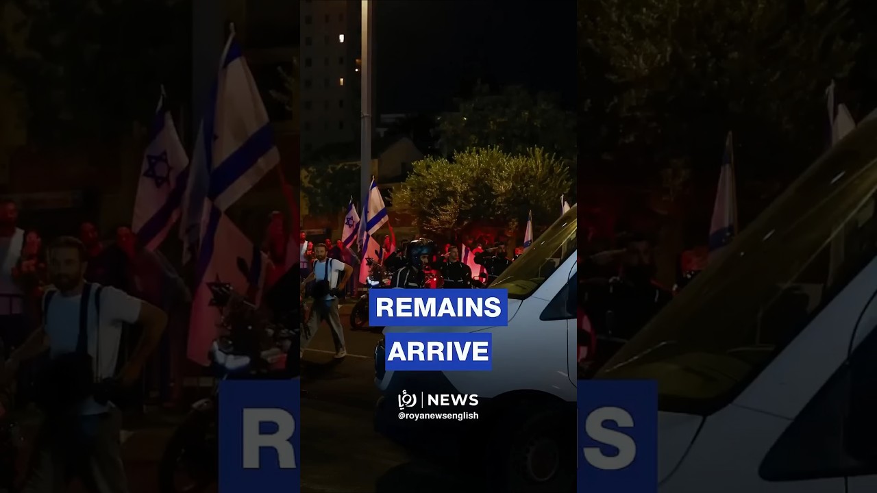 Bodies of ‘Israeli’ captives released from Gaza arrive at Tel Aviv forensic center