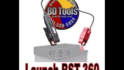 The new Launch BST-360 Battery System Tester
