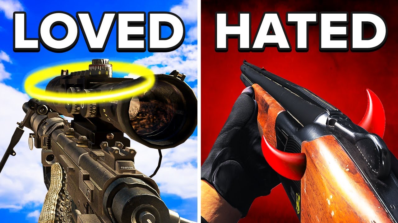 LOVED vs HATED Call of Duty Guns