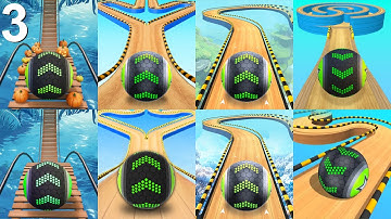 Going Balls Speedrun, Funny Fails Vs Challenge, Portal Run, Race, All Levels, Hard Levels 3