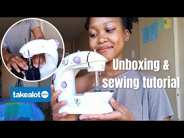 How to Operate a Mini Sewing Machine - Tutorial 