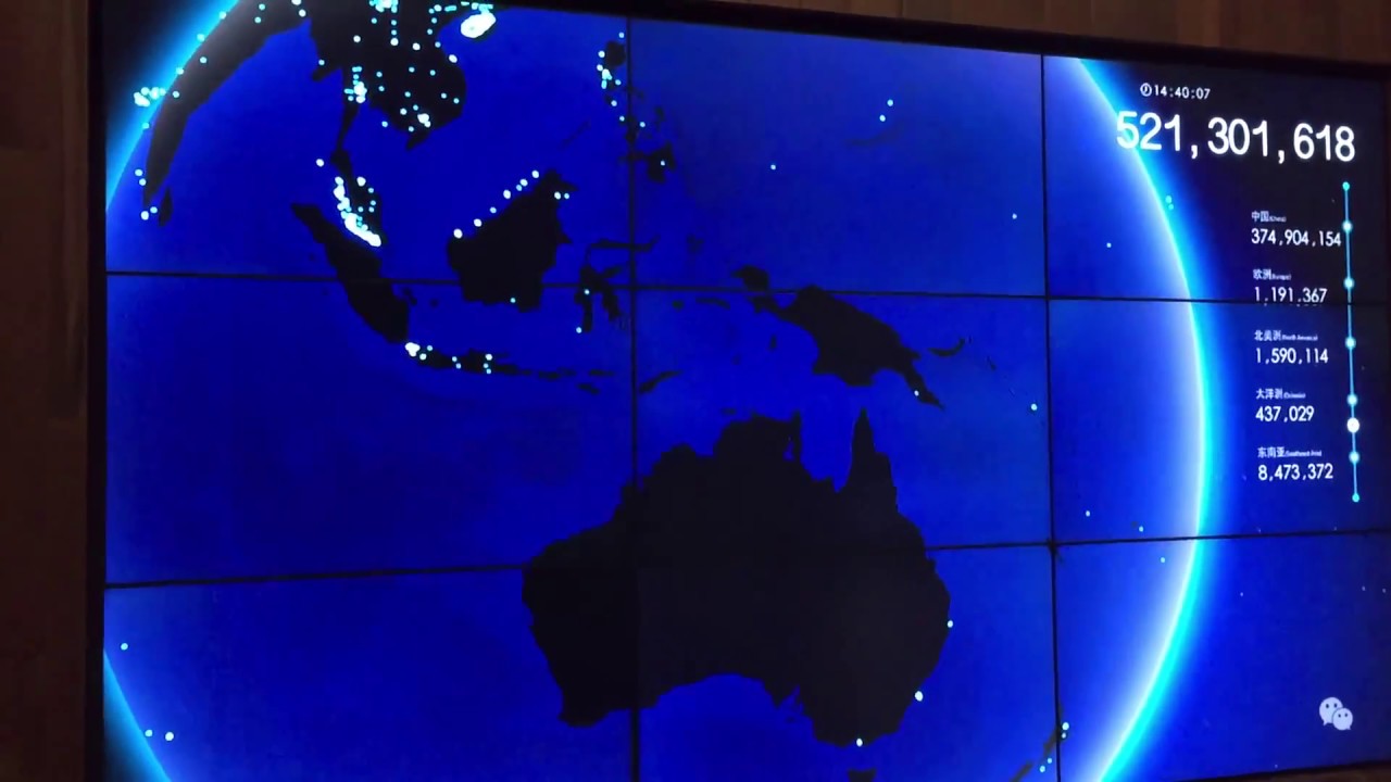 WeChat Headquarters - Global Realtime Data View