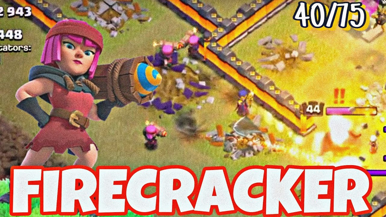 NEW FIRECRACKER TROOPS IN CLASH OF CLANS 