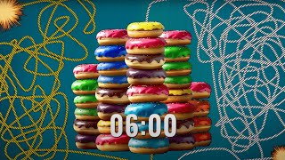 Donut Timer Bomb 6:00 Minutes Countdown Timer With Fuses