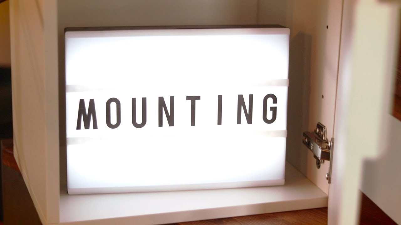 Mounting A Godmorgon Ikea Youtube