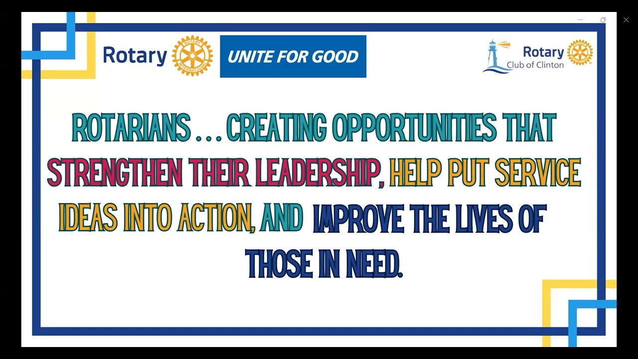 Rotary Meeting discussing Rediscovery Recovery