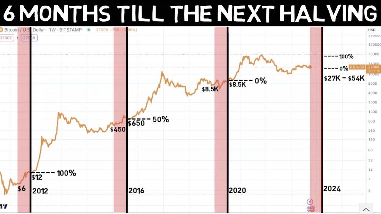 The Next Bitcoin Halving is 6 Months Away!! Expect this price Target!!