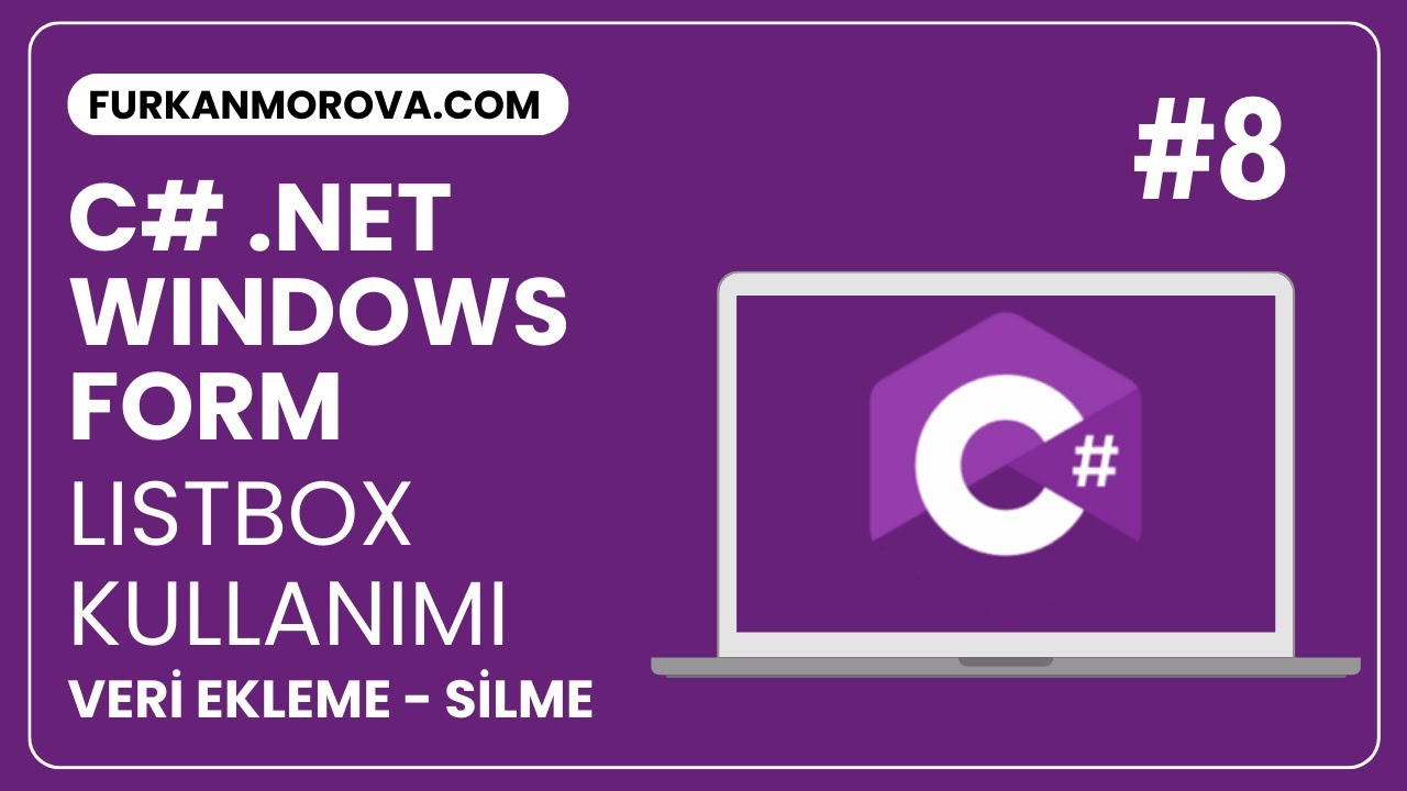 C# Windows Form ListBox Kullanımı | Veri Ekleme ve Silme - YouTube