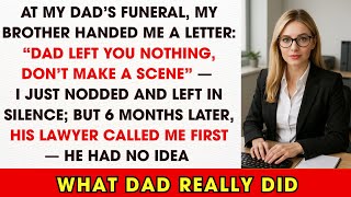 At My Dad's Funeral, My Brother Took All The Inheritance. I Let It Go And Walked Away From Him..
