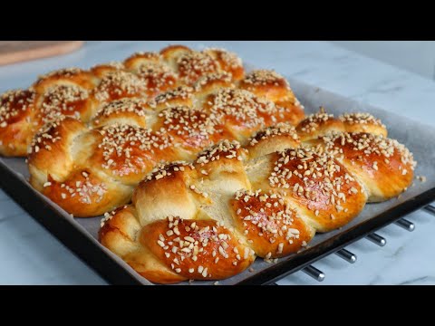 Bu Kadar Kabaran❗ Bu Kadar Lezzetli Bir Çörek Yediniz Mi❓  Tel Tel Ayrılan Paskalya Çöreği 😋