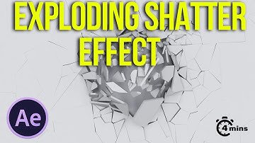 How to create Exploding Shatter Text in Adobe After Effects 2023