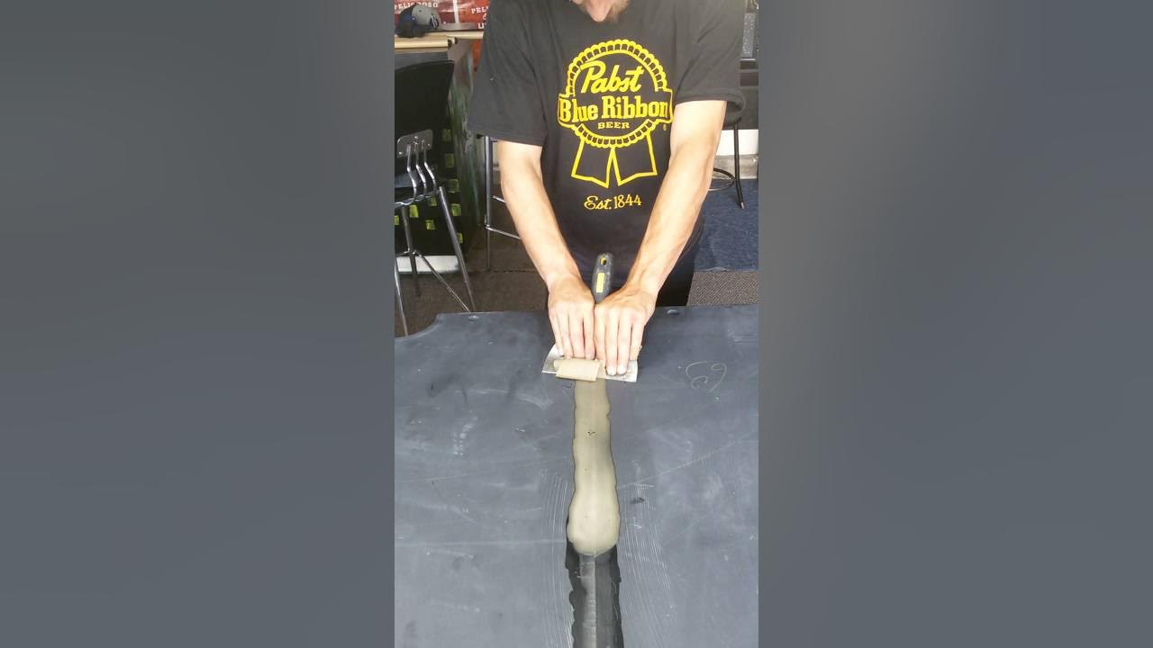 Beeswax on pool table slate YouTube