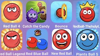 Red Ball 4,Catch The Candy,Bounce Ball,Red Ball Holy Treasure,Red Ball Legend,Red Blue Ball screenshot 1