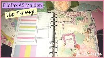 PLANNERS | Filofax A5 Malden Flip Through | Mini Review Cocoa Paper Planner