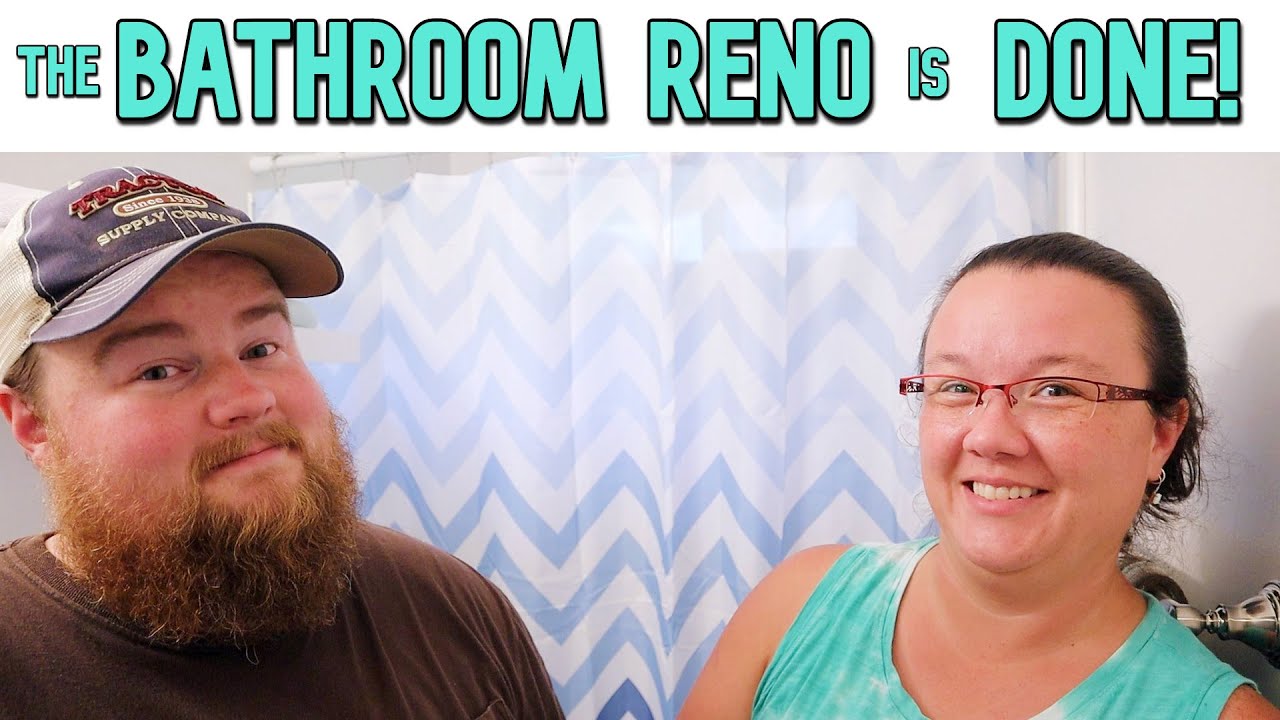 IT'S DONE!!!  Mobile Home Bathroom Renovation