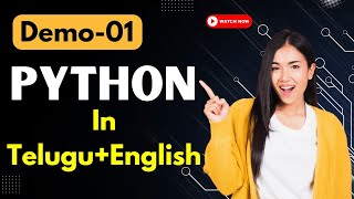 Python Demo - 01 | Python Course in Telugu | Basic to Advanced Python Programming in Telugu