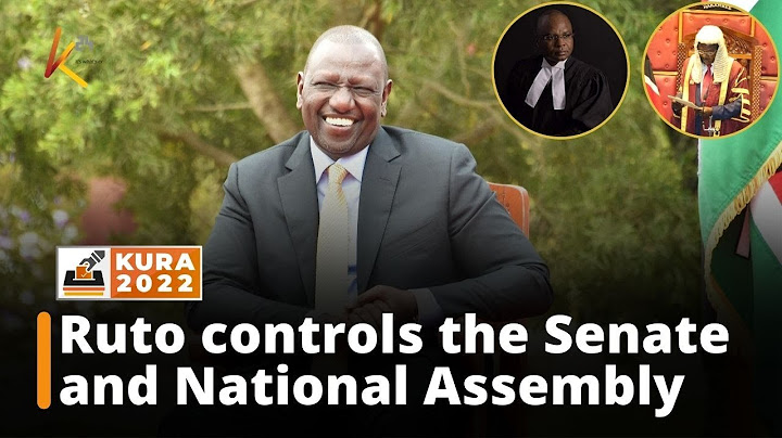 Ruto has today floored Raila by taking over the control of the senate and the national assembly
