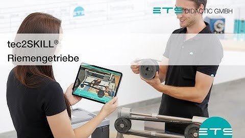tec2SKILL® Riemenantrieb | tec2SKILL® belt drive – ETS DIDACTIC