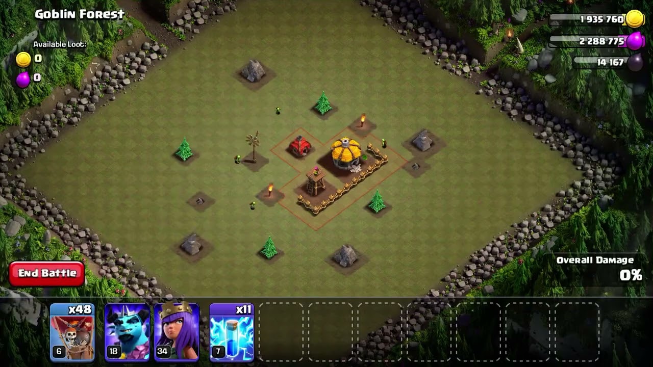 CoC Goblin Level 2: Goblin Forest 100% - skoebfp