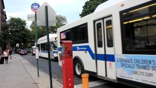 NYCTA Bus: VA Hospital Bound Orion 7/C40LF B8 at Foster & Coney Isl. Ave