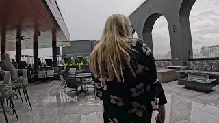 Rooftop pool hot tub hotel Bourre Bonne Louisville Ky