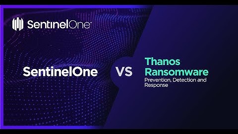 SentinelOne vs Thanos Ransomware (Protect Mode)
