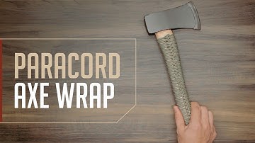 Give Your Axe A Paracord Grip!