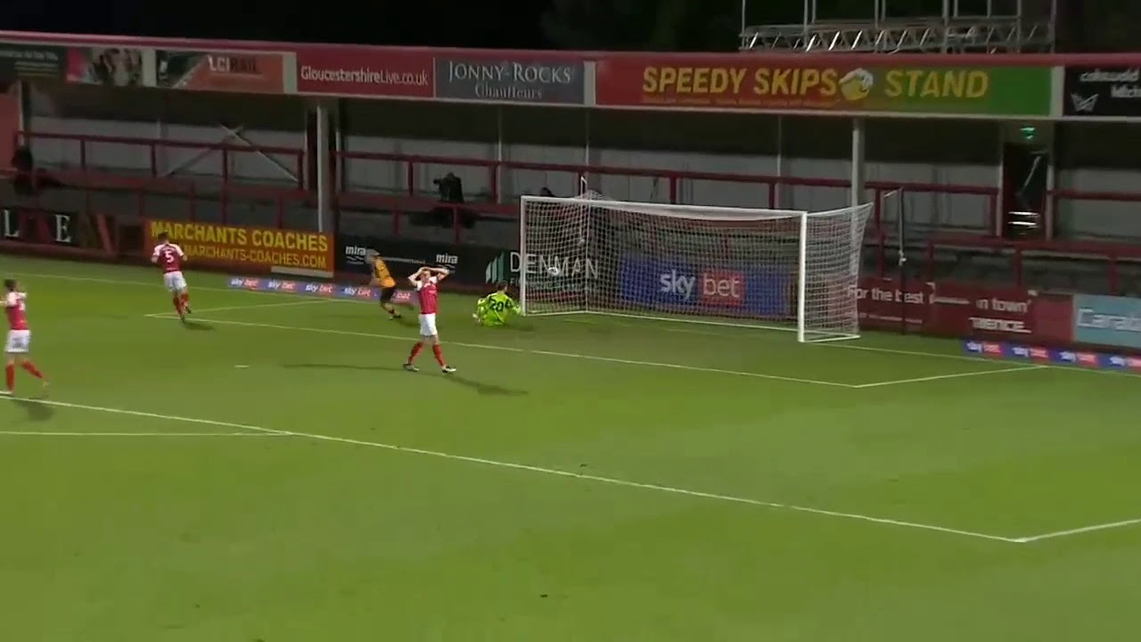 Newport County goalkeeper breaks world record for longest goal YouTube