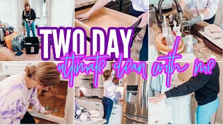 2-DAY ULTIMATE CLEAN WITH ME! | PRE-SPRING MEGA CLEAN + ORGANIZE