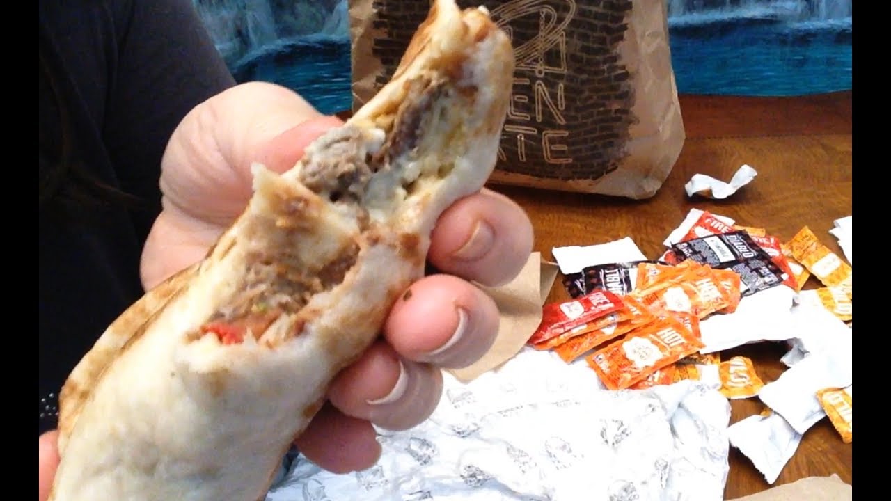 Quiet 🎧 Let's Do Lunch Taco Bell XXL Grilled Steak Burrito & StoryTime evening relaxation ASMR