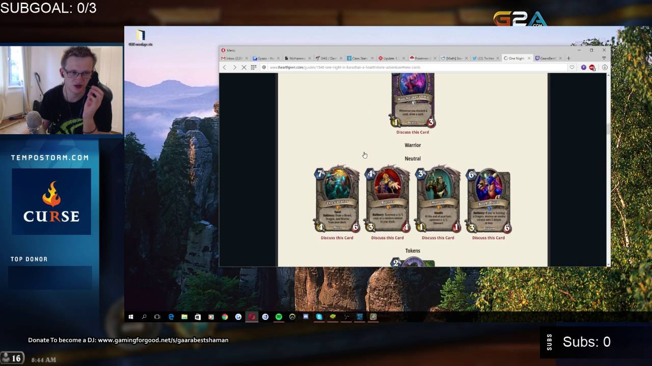 Reviewing the firstly released "One night in karazhan" cards