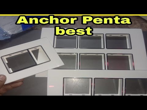 Anchor Penta modular sheets with Anchor penta switch socket