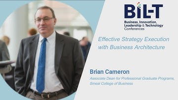 Effective Strategy Execution with Business Architecture