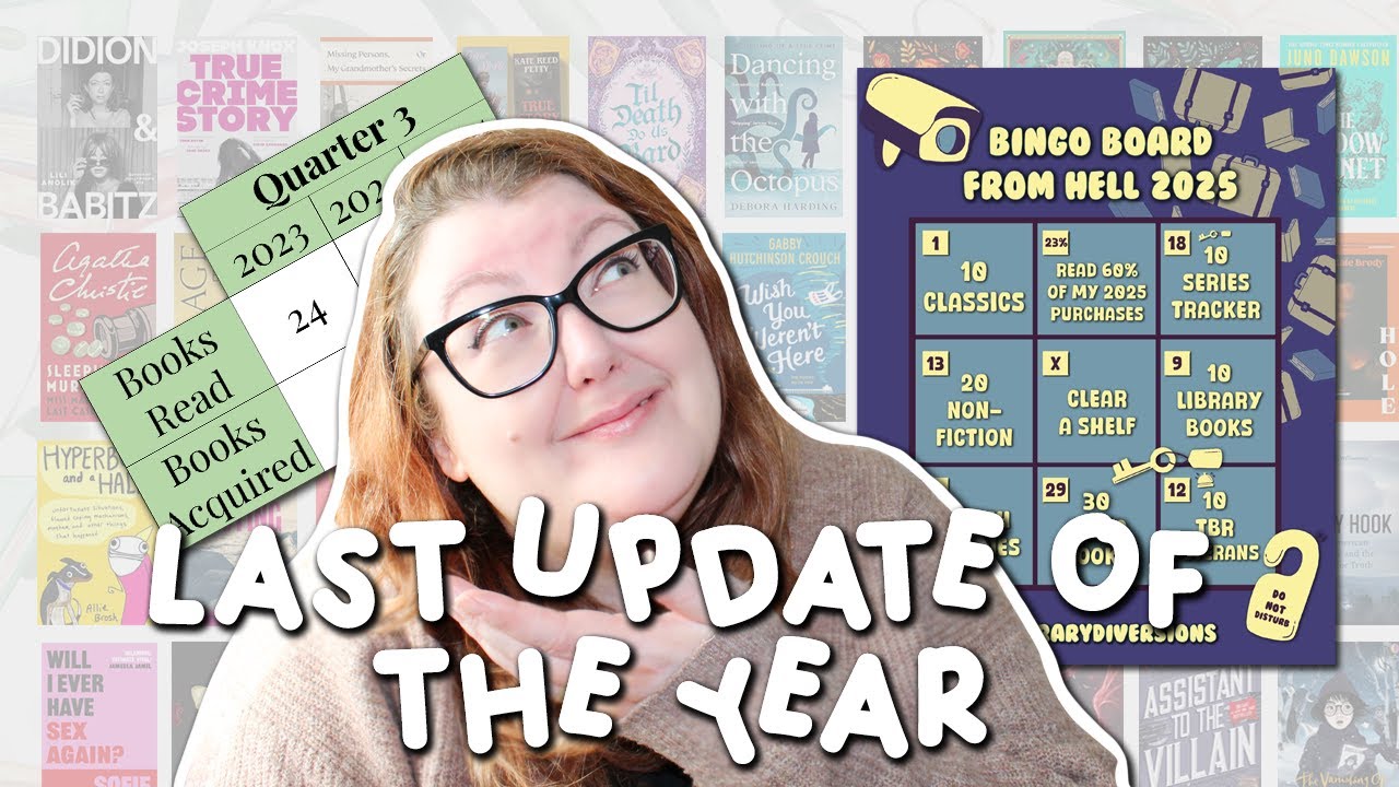 ПОСЛЕДНЕЕ ОБНОВЛЕНИЕ КНИЖНОГО БИНГО В 2025 ГОДУ! | ДОСКА БИНГО ИЗ АДА | Литературные развлечения