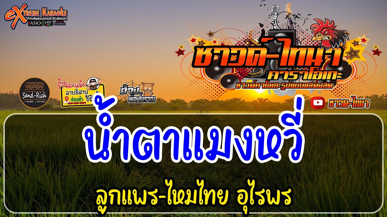 น้ำตาแมงหวี่ คาราโอเกะ - ลูกแพร ไหมไทย อุไรพร