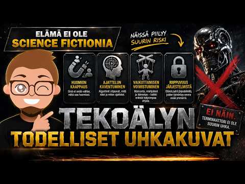 Terminator on PR-temppu, tässä tekoälyn todelliset uhkakuvat