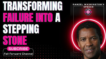 Transforming Failure into a Stepping Stone #motivation #failforward  #transforminglives #failure